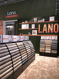 Stand van Lano Carpets op Domotex. (foto: Facebook Lano Carpets) Stand-van-Lano-Carpets-op-Domotex