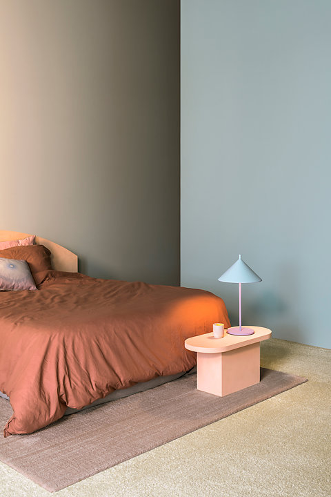 De Tender-collectie weerspiegelt volgens ITC Carpets de drang naar ‘soft living’. Bloom 34 carpet 66 02