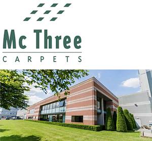 Mc Three Carpets in Waregem. Mc Three Carpets in Waregem logo