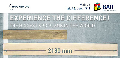 Decora presenteert op BAU Arbiton Superioremet een lengte van 2180mm. Decora presenteert op BAU Arbiton Superiore
