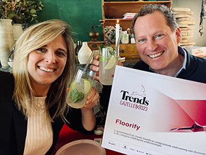 Eigenaren Pieter Buyck en Marie Callens zijn blij met de erkenning. Image floorify