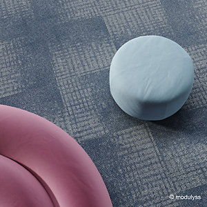 Tapijttegelcollectie ‘Modus’ is geïnspireerd op de natuurlijke processen van Moeder Natuur. (Foto: Modulyss.) Education ModusCollection Close up Fade528 H copyright 1