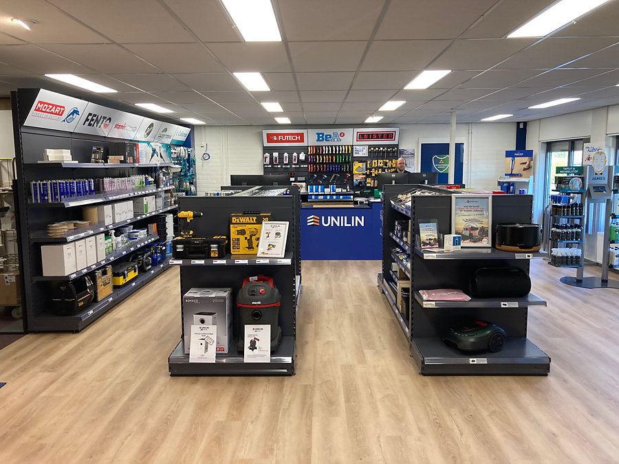 Het interieur van het gerestylde filiaal Groningen. Het interieur van het gerestylde filiaal Groningen