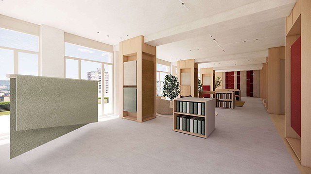 In september opent Hillfloor Group een gloednieuw Brand Center in Amsterdam. Impressie brand Center Amsterdam