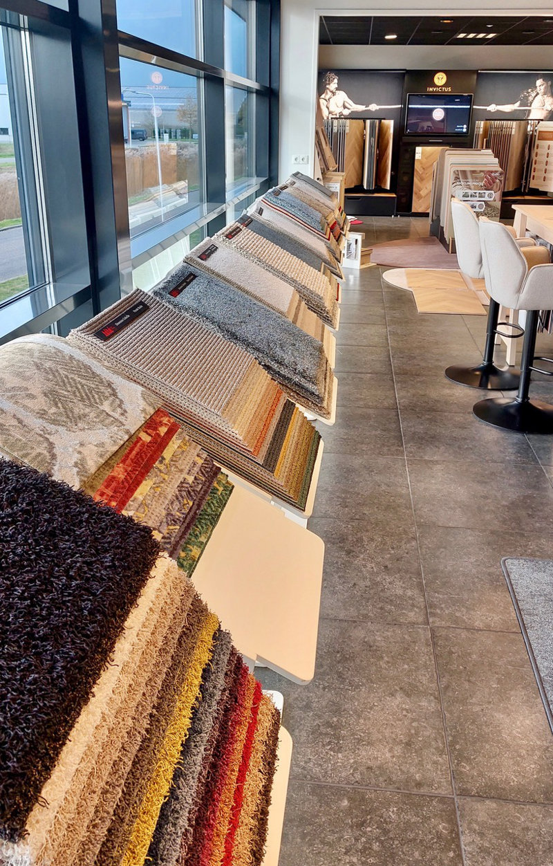 De sfeervolle showroom